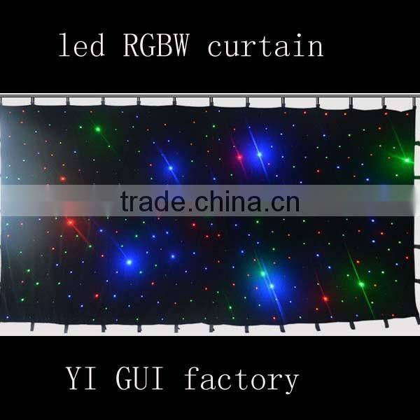 single color starlit dmx led curtain lights backdrop