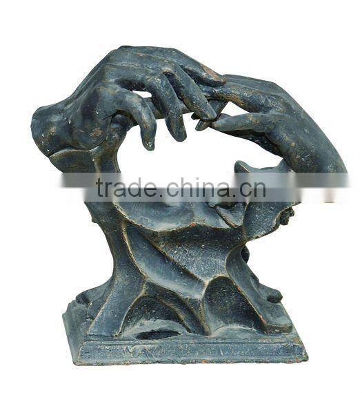 Garden metal statue,antique cast iron statue,outdoor cast iron statue