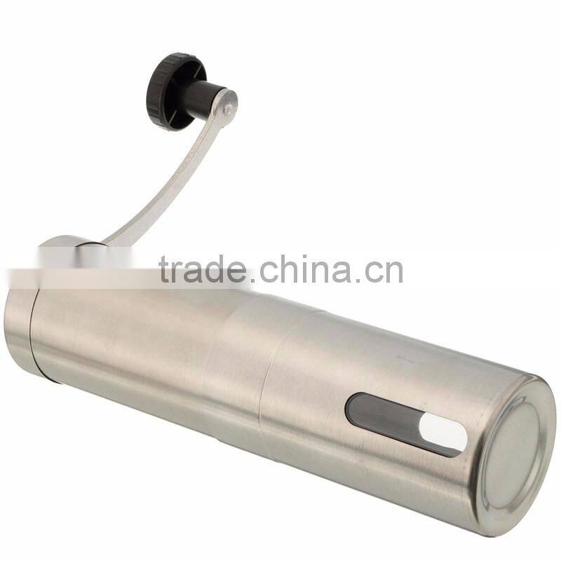 High quality free sample of WS- IS077 Manual Stainless Steel Coffee Grinder