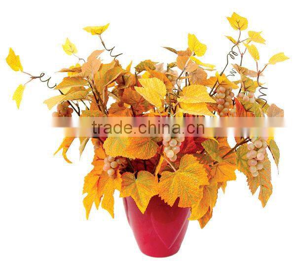 artificial 43cm arenaceous basin orchids bonsai HP606 ( plant bonsai flower / tree of DESTE )