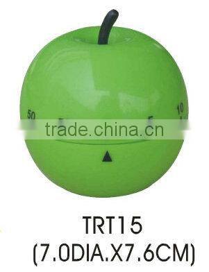 Apple shape plastic countdown timer/table kitchen timer