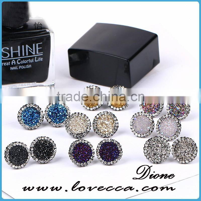 Druzy 925 Sterling Silver Earring, Beautiful Silver Jewelry, Wholesale Silver Jewellery Jaipur India