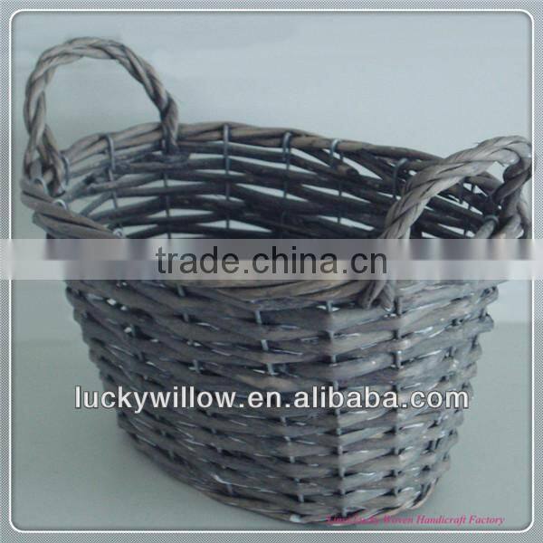 factory direct supply small round wicker basket
