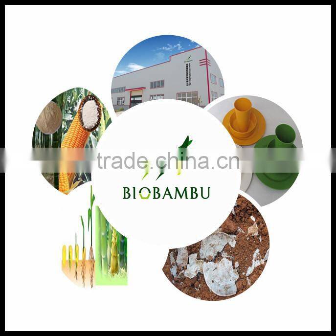 China manufacturer simple style eco friendly bamboo fiber picnic cup without ear