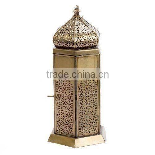 coloured fancy metal lantern