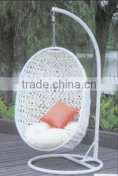 Rattan ovel swing chairs