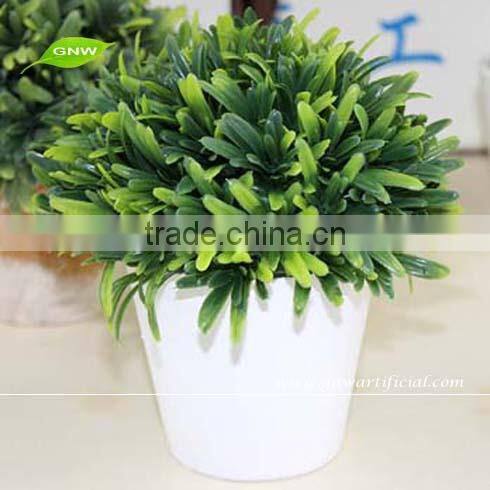 GNW GP008 All kinds of Mini Artificial Plant Green Grass Topiary Bonsai Plants Festival Centerpieces Indoor use