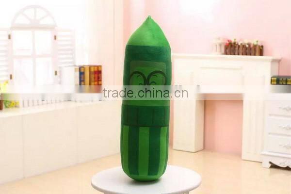 New products funny long Crayon bolster cushion custom shaped head rest neck support long body pillow made in china