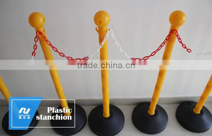 Traffic Plastic Stanchion/used crowd control barriers