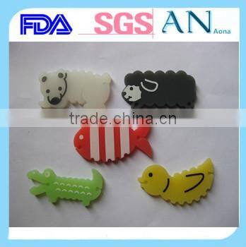 Dongguan factory Wholesale rainbow silicone fish bone wire cable organizer