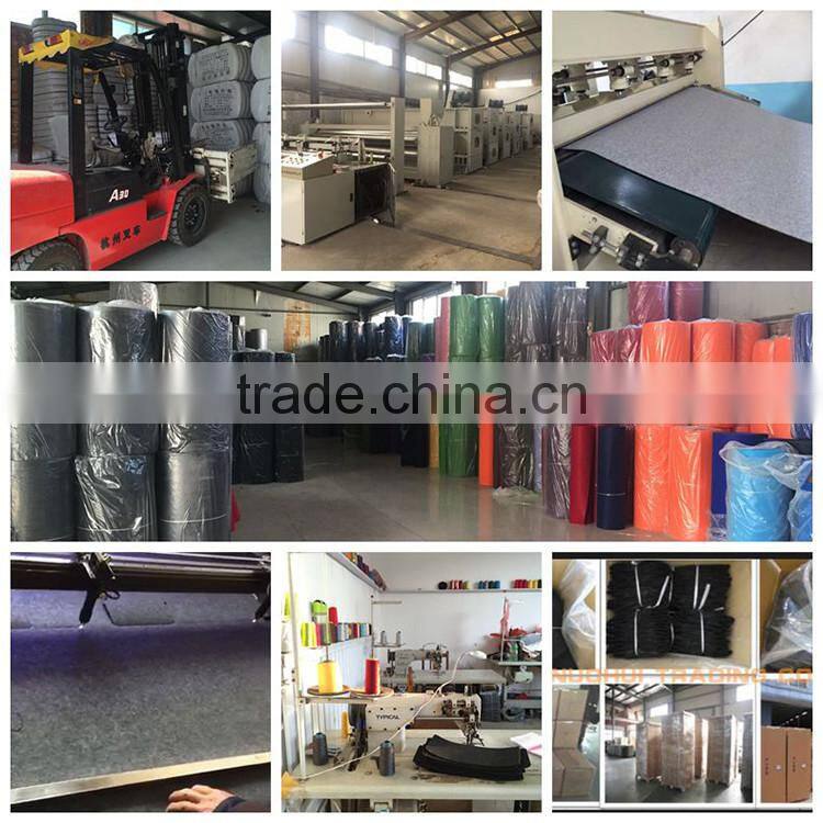 Thick polyester pp needle punched non woven home textile fabric rolls