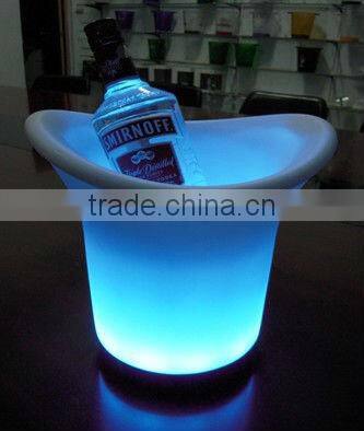 Dongguan PS plastic led lighted ice bucket bar decorations
