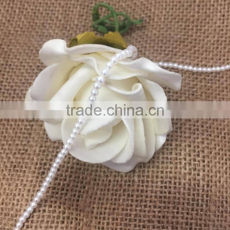 2.8 mm white freshwater pearl strand wholesale