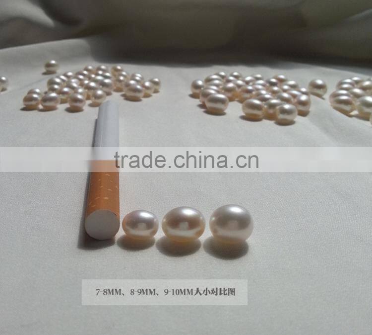 7-8 mm white rice shape freshwater loose pearls
