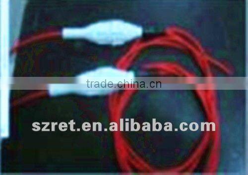 connector wire between the power supply and tube