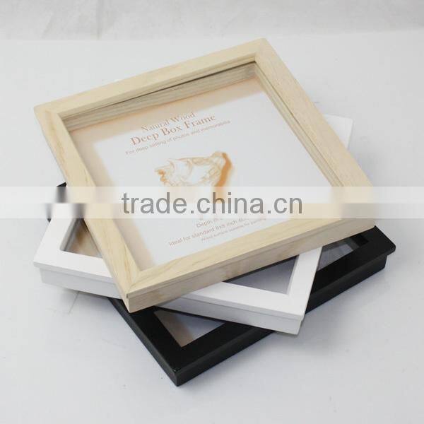 2016 new design wooden picture photo frame, top sale wooden picture photo frame W09A022
