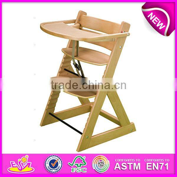 Wholesale wooden Baby Chair,comfortable wooden toy baby feeding chair,cheap baby feed chair dining chair W08F034
