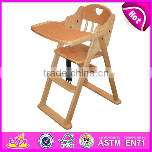 Wholesale wooden Baby Chair,comfortable wooden toy baby feeding chair,cheap baby feed chair dining chair W08F034