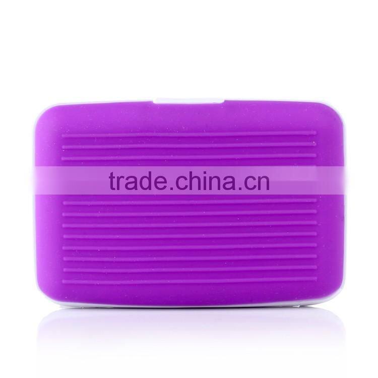 Silicone business credit card holder wallet Custom-Made MulticolorAK9001