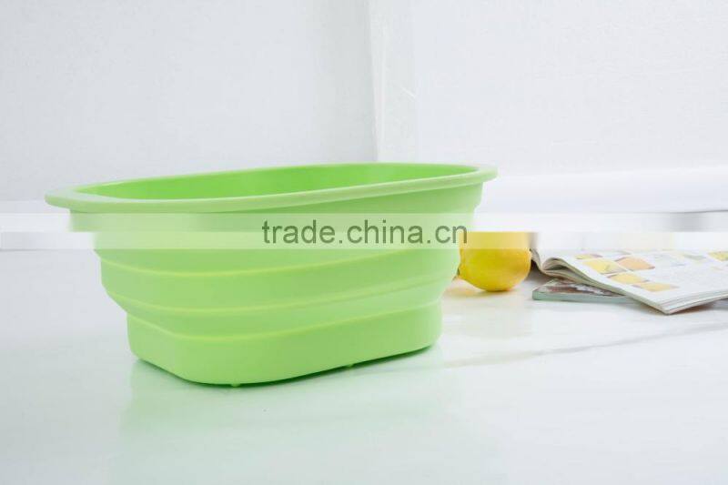 Good Quality Portable Folding Bowl Silicone Collapsible Pot