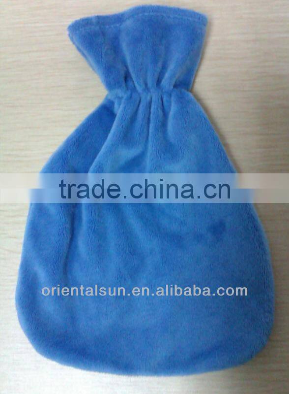 Blue Football Cotton Hot Water Bottle With Covers