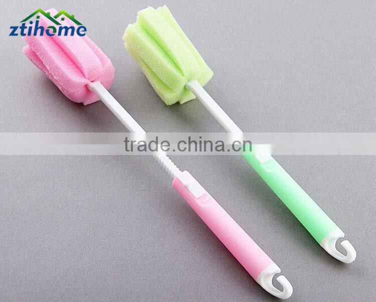long handle cleaning sponge brush for kitchen use