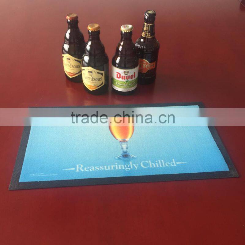 high quality non woven OEM custom rubber bar mat