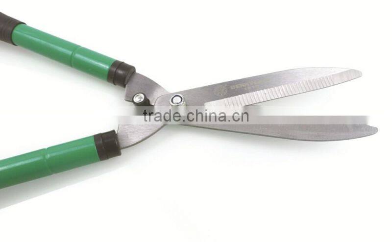 BERRYLION high carbon steel super light telescopic hedge shear with rubber handle