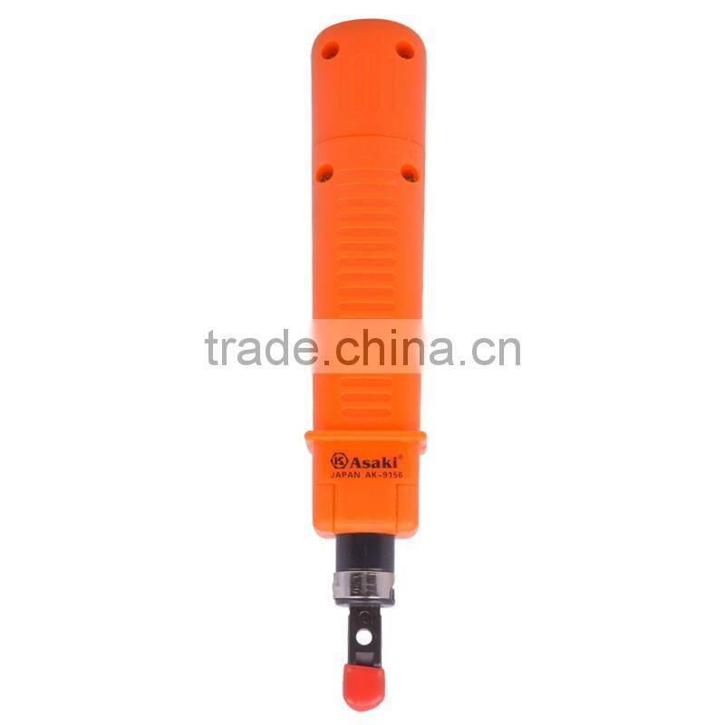 Impact and punch down tool cable stripper crimping tool