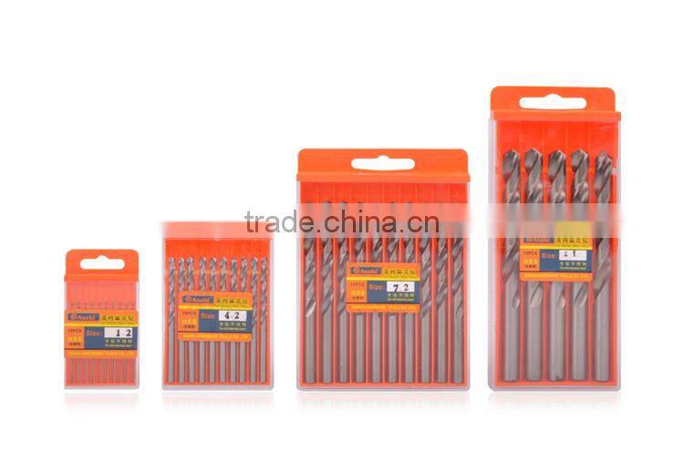 High speed steel fully ground twist drill bit