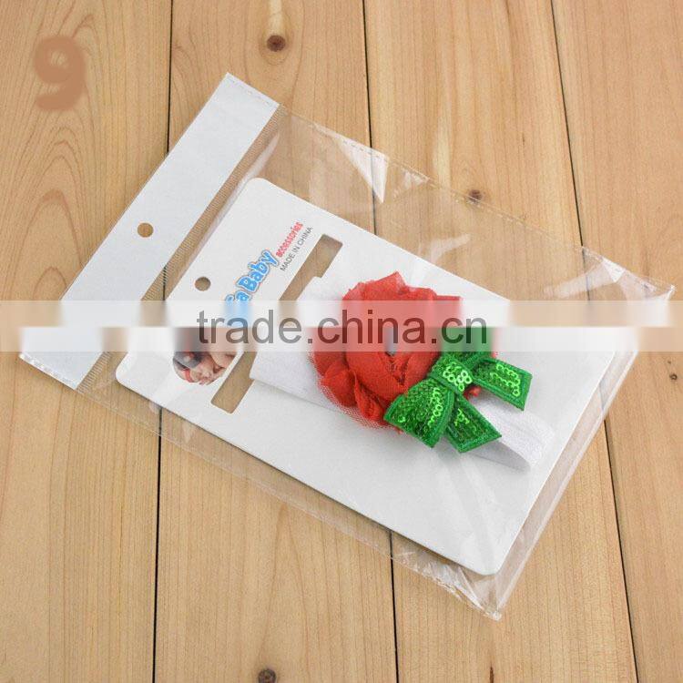 New Nice Baby Accessories Turban Headband Wholesale Christmas Gifts Fashion Elastic Hairband Headband Baby With Flower