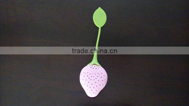 FDA and LFGB approved food grade dish-washer silicone tea infuser , custom cheap silicone tea infuser wholesale