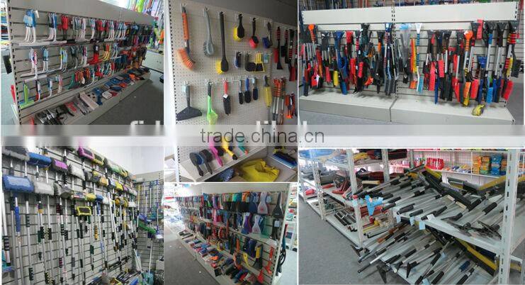 short handle soft bristle pile car alloy wheel brush