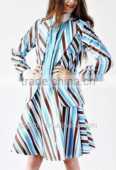2014 colorful twill fabric suits