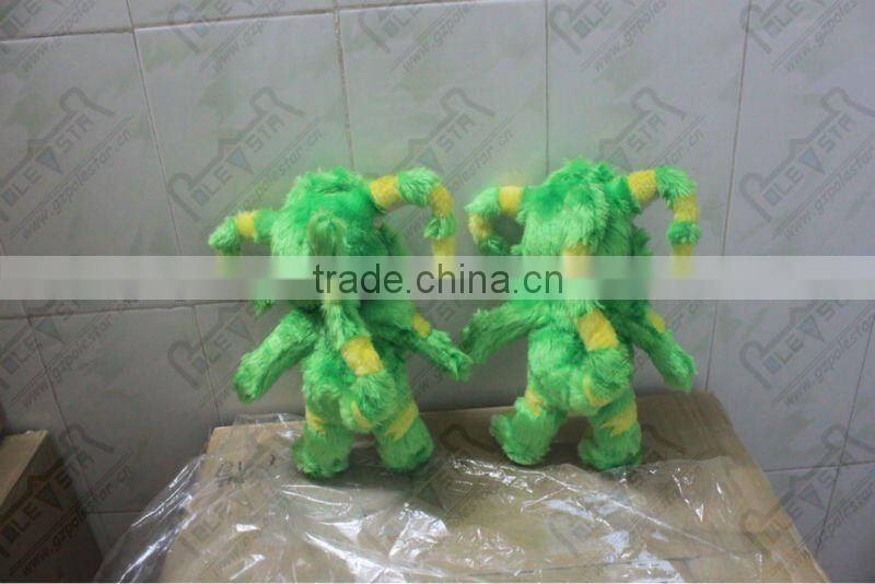.character popular green cartoon stuffed toys