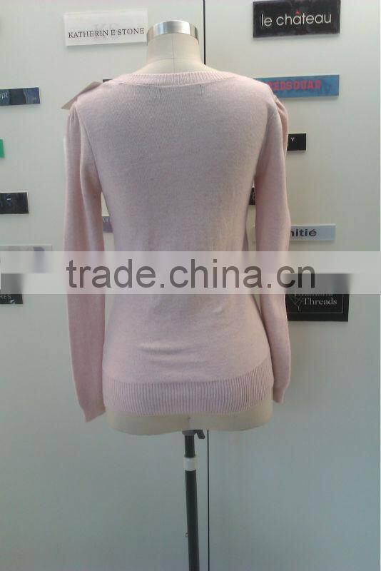 lady sweater fashion design wool garment cardigan long with silk