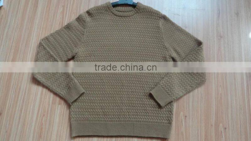 High Quality Men's military knitted durable sweater&sport jersey pullover(BKNM1387)