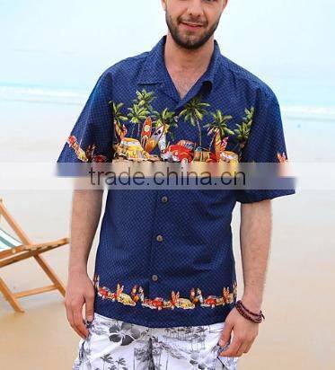 MENS PRINTED HAWAIIAN SHIRT NP09
