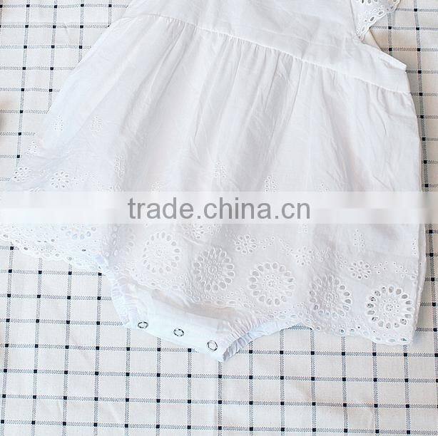 Toddler White Bubble Clothing Lace Ruffle Baby Newborn Gift Romper Baby Girl