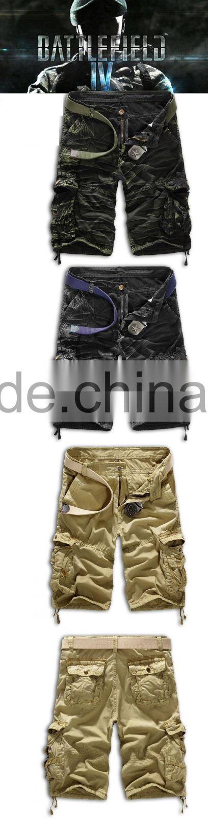 Mens Military Cargo Shorts 2016 Men Casual Sports Cargo Shorts men Camo Cargo Shorts Military Camouflage Short