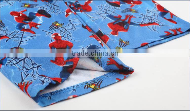 Coat style pajamas spiderman set sleep wear