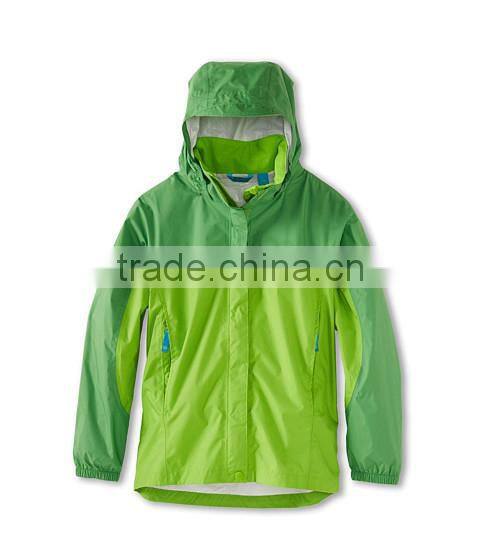 Wholesale kids polyester waterproof raincoat with hood