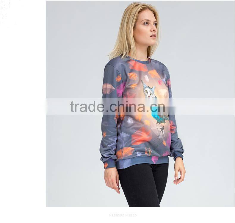 Men and women Unisex 3D long sleeve winter hip hop sweatshirt