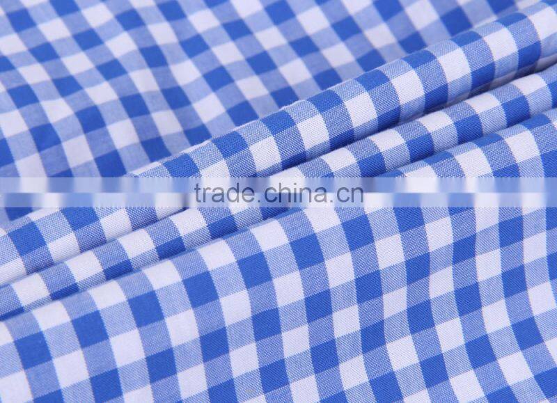 small checks men's long sleeve button-down casual shirt