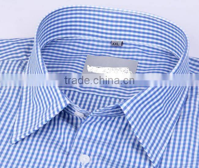 2017 Spring lastest plaid short sleeve shirt