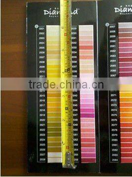 Color Cards for Embroidery Threads