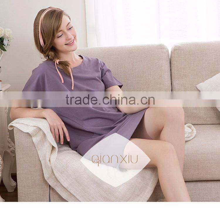 Many years factory Qianxiu casual style home maternity dress