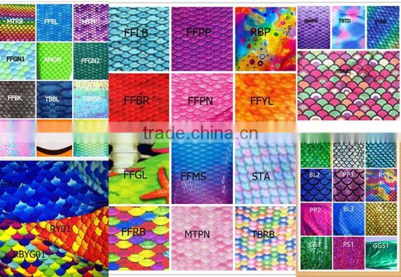 wholesale kids beachwear swimwear mermaid tail with monofin swim