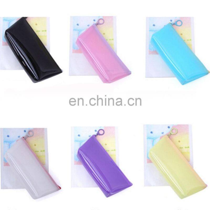 Cheap Colorful PVC Zipper Pencil Storage Case