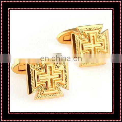 Christian gold Wedding cufflinks